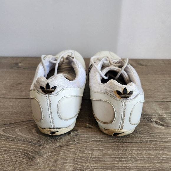 2007 Adidas Goodyear Womens Driving Racing Sneaker Shoes White Black Size 7 READ - Picture 5 of 13